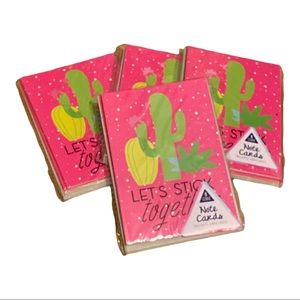Cactus Notecards - Blank Greeting / Thank You Cards - 32 total - Pink Green NWT